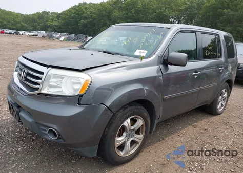 2012 Honda Pilot Ex-L из США, поврежденный, VIN 5FNYF4H54CB020721